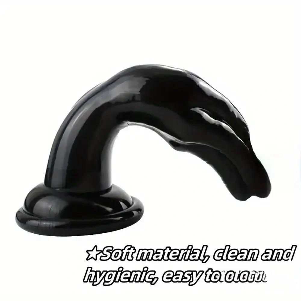 Black fist shaped tpe dildo, photo 9
