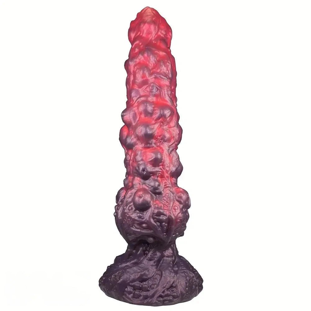 Spiked bumpy silicone big thick dildo, photo 1