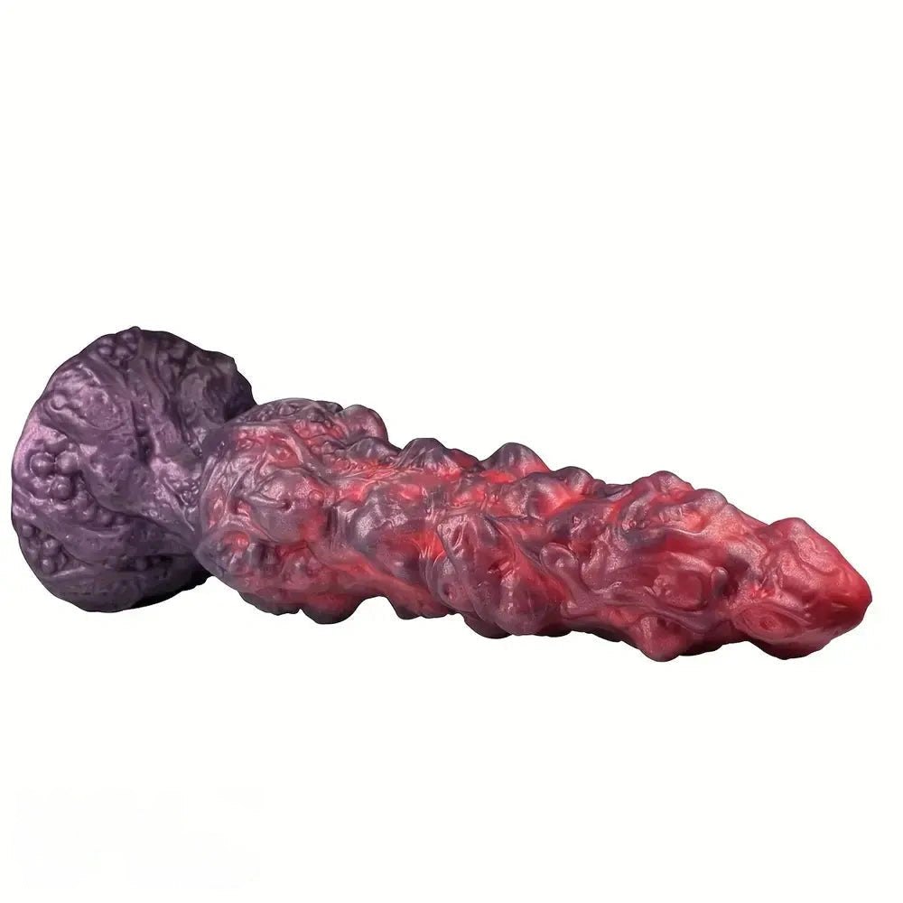 Spiked bumpy silicone big thick dildo, photo 2