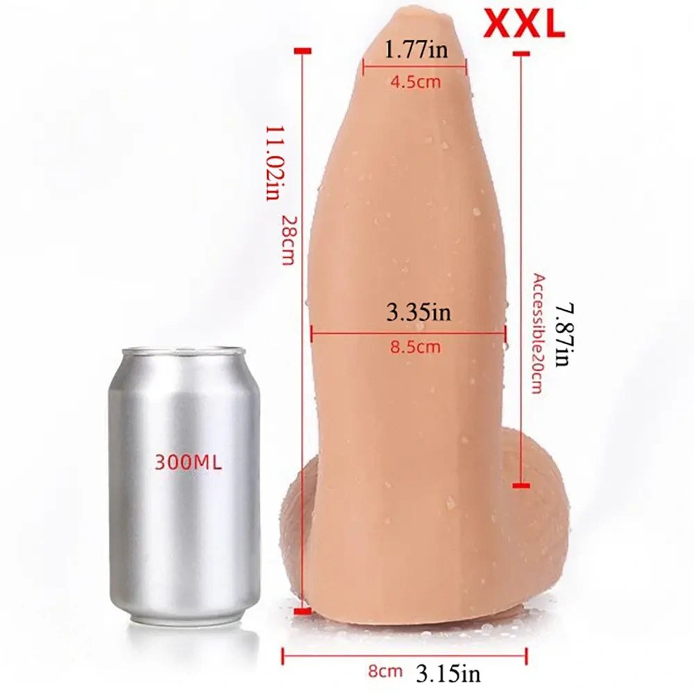 Flesh silicone suction cup dildo, photo 6
