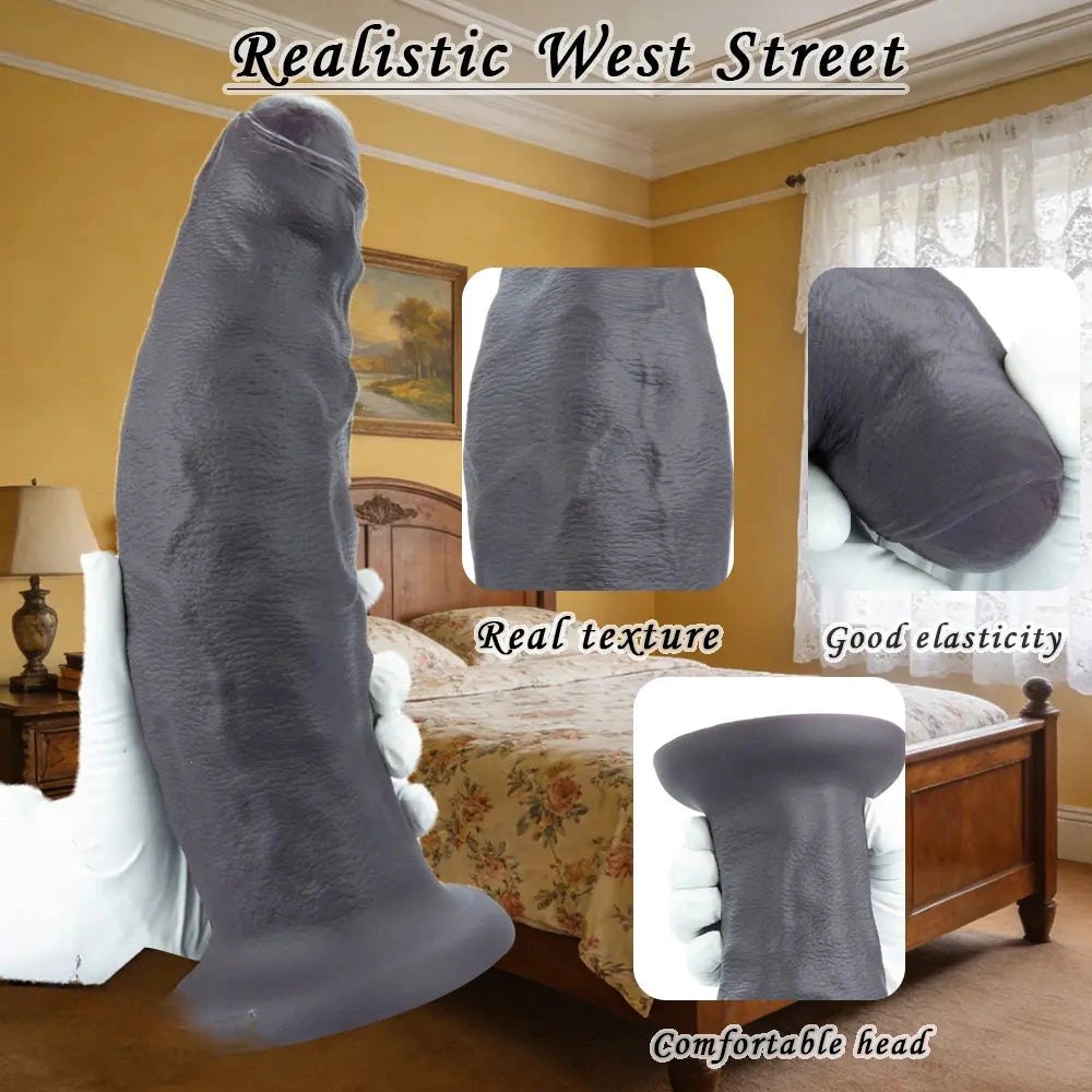 Big realistic silicone dildo, photo 7
