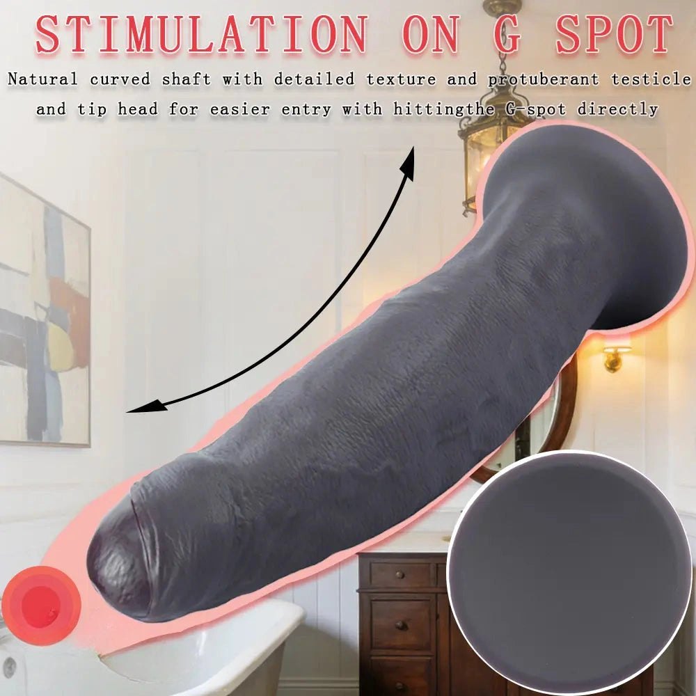 Big realistic silicone dildo, photo 8