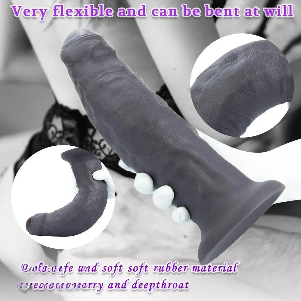 Big realistic silicone dildo, photo 9