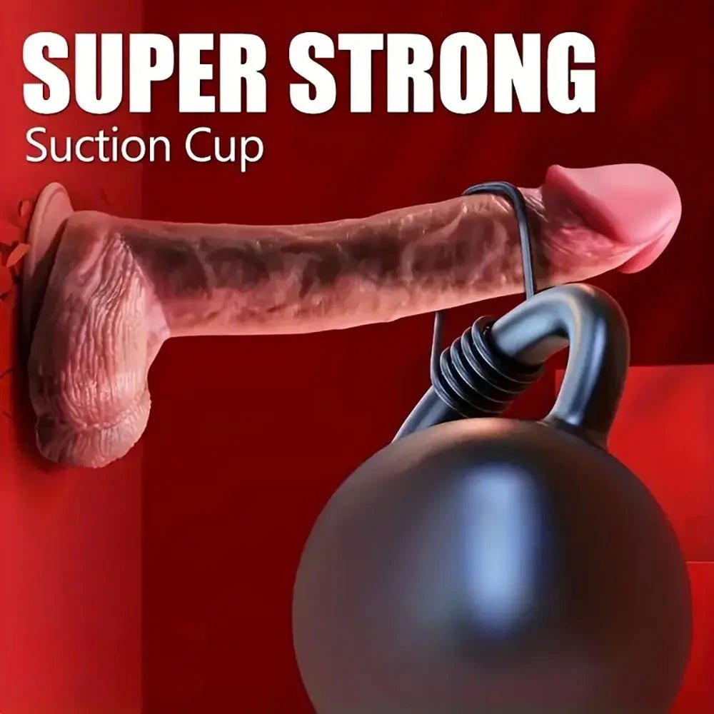 Brown vibrating thrusting dildo, photo 5