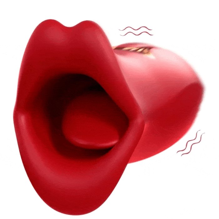 Lips shaped biting and vibrating toy, photo 1