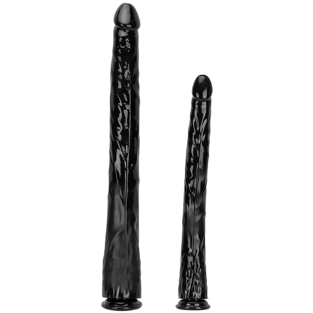 Black pvc anal dildo, photo 1