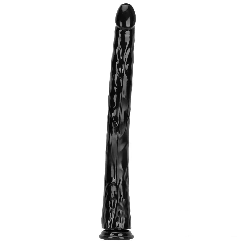 Black pvc anal dildo, photo 10