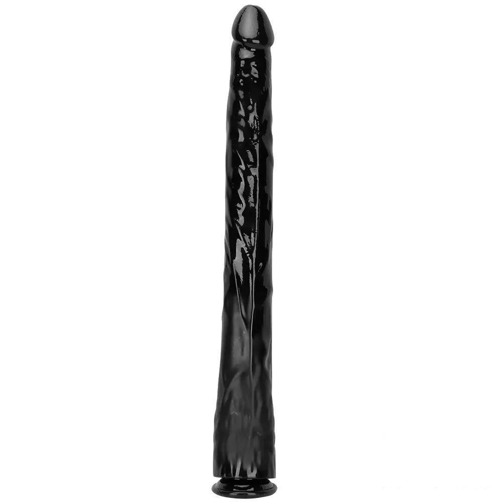 Black pvc anal dildo, photo 11