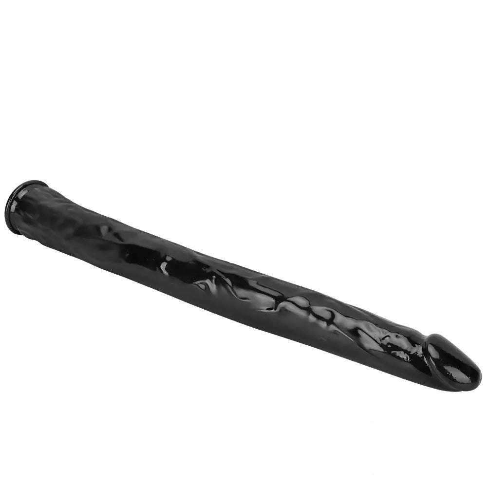 Black pvc anal dildo, photo 13