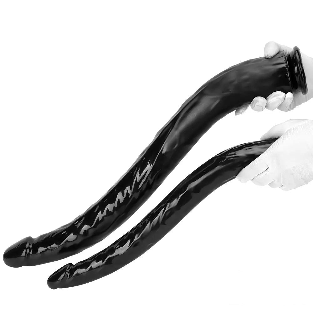 Black pvc anal dildo, photo 14