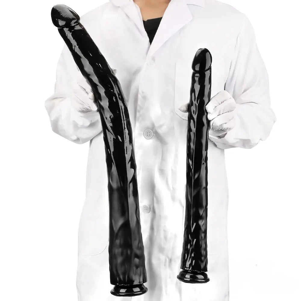 Black pvc anal dildo, photo 2