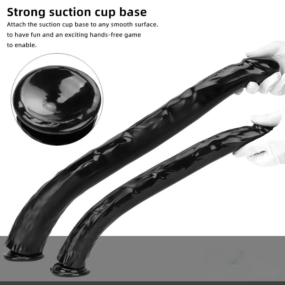 Black pvc anal dildo, photo 4