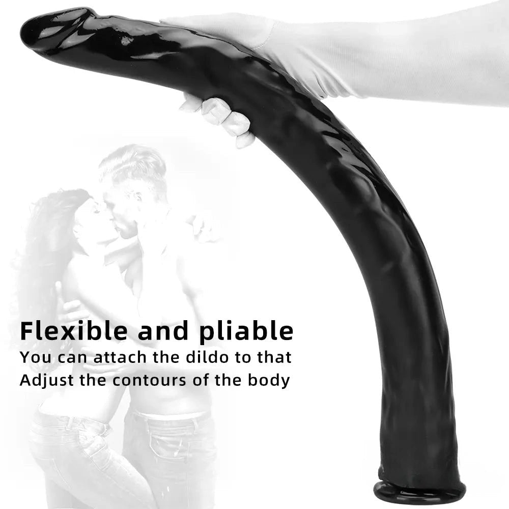 Black pvc anal dildo, photo 5