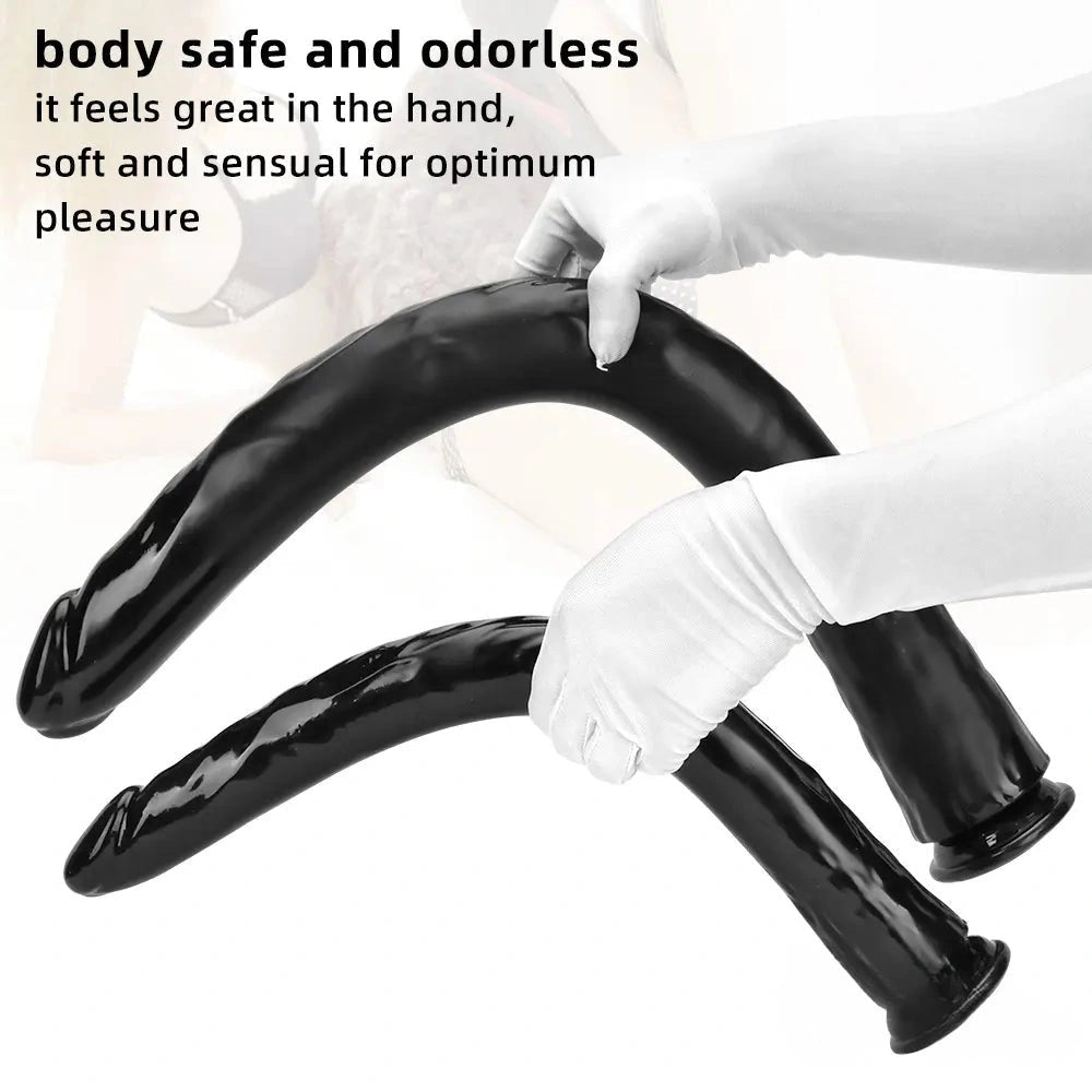 Black pvc anal dildo, photo 6