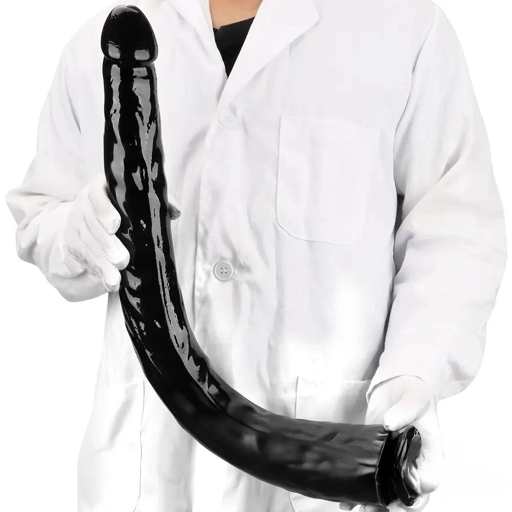 Black pvc anal dildo, photo 8