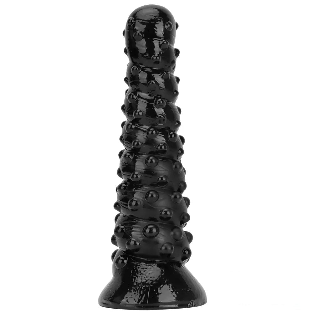 Black bumpy tentacle-style dildo, photo 12