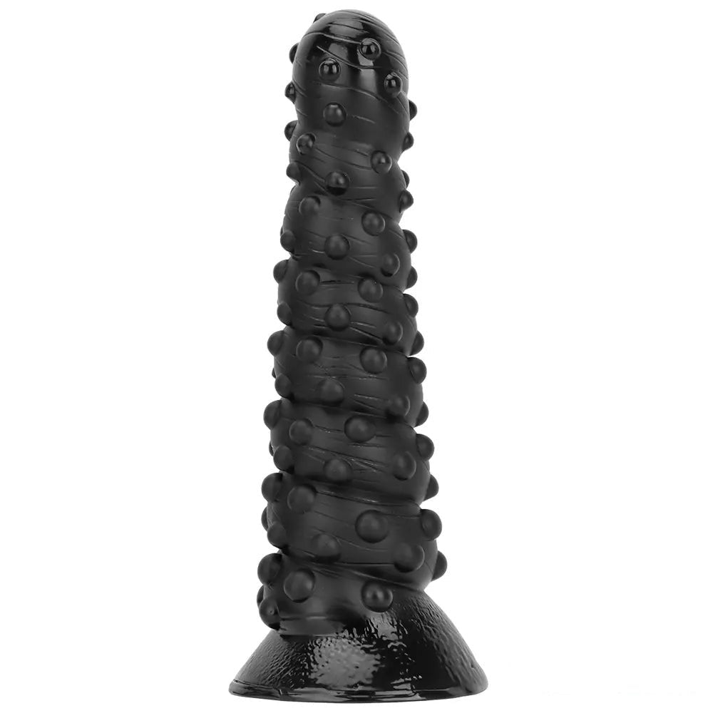 Black bumpy tentacle-style dildo, photo 13
