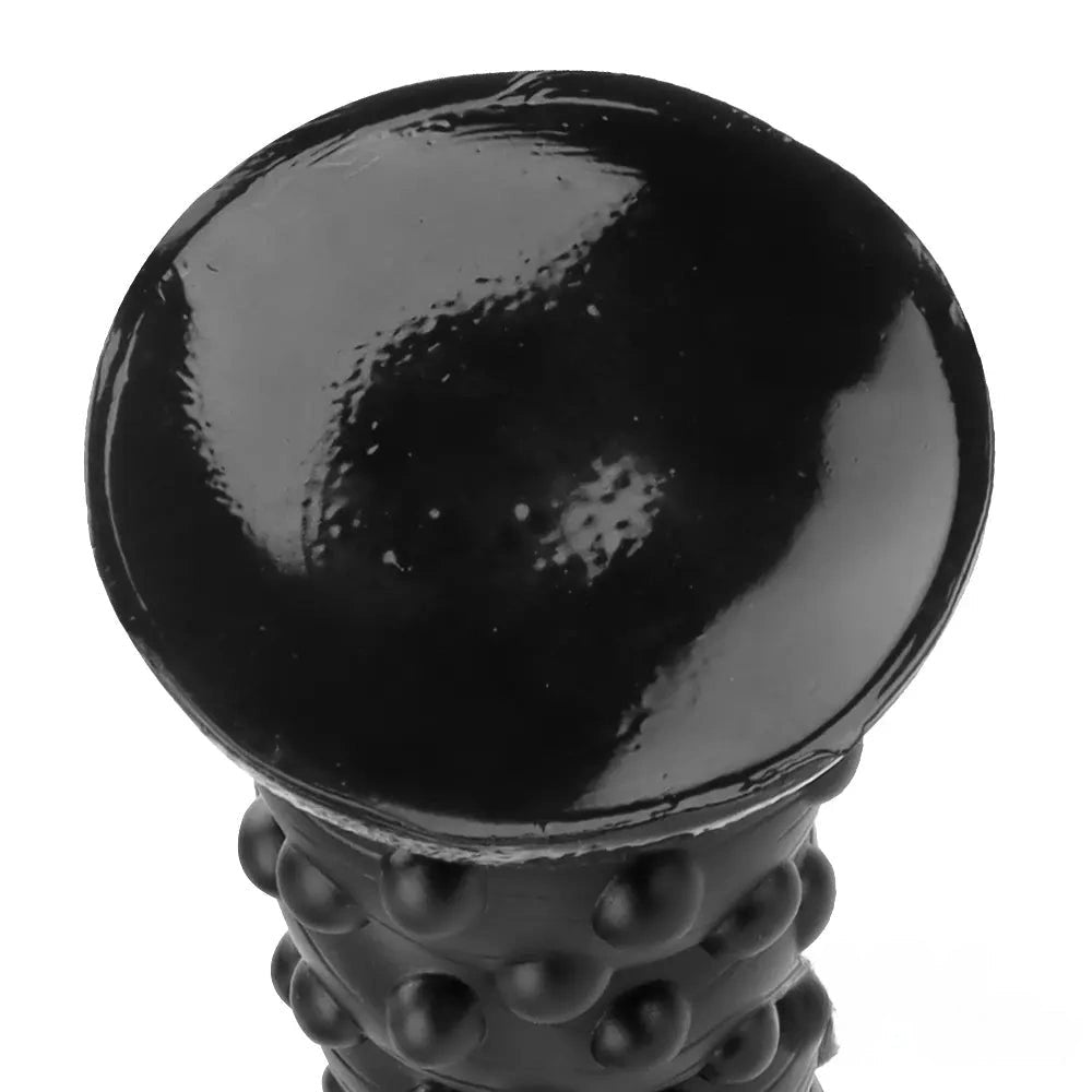 Black bumpy tentacle-style dildo, photo 15