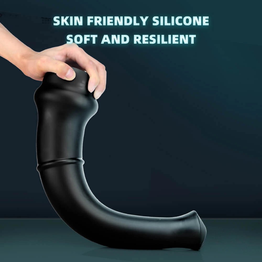 Black curved horse dildo, photo 2
