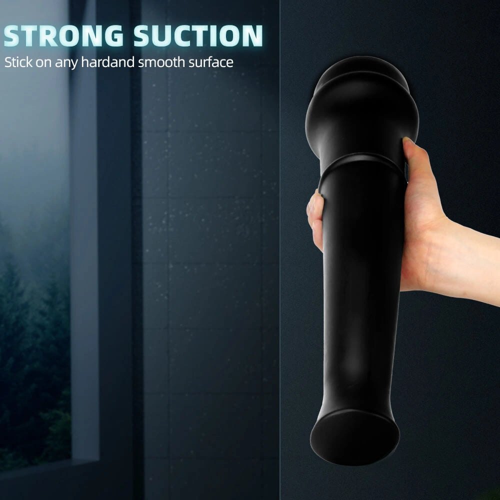 Black curved horse dildo, photo 3