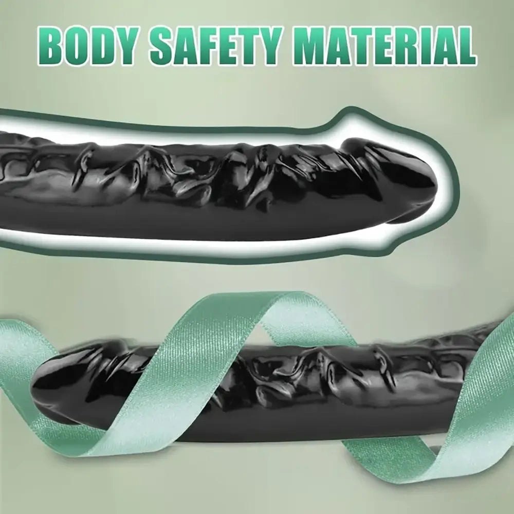 Black realistic pvc dildo, photo 4