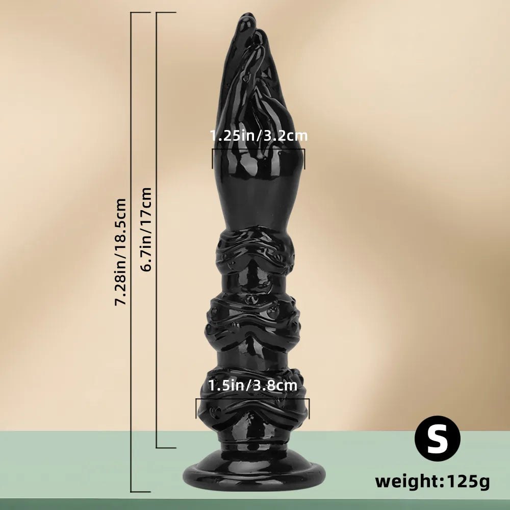Black fist and forearm dildo, photo 16