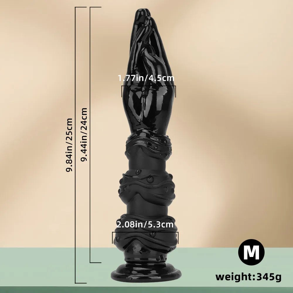 Black fist and forearm dildo, photo 17