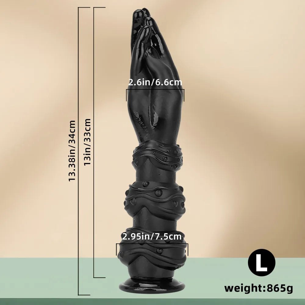 Black fist and forearm dildo, photo 18