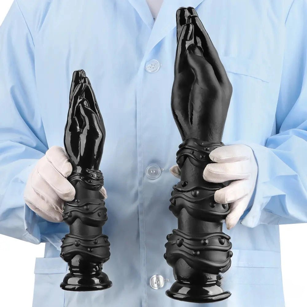 Black fist and forearm dildo, photo 6