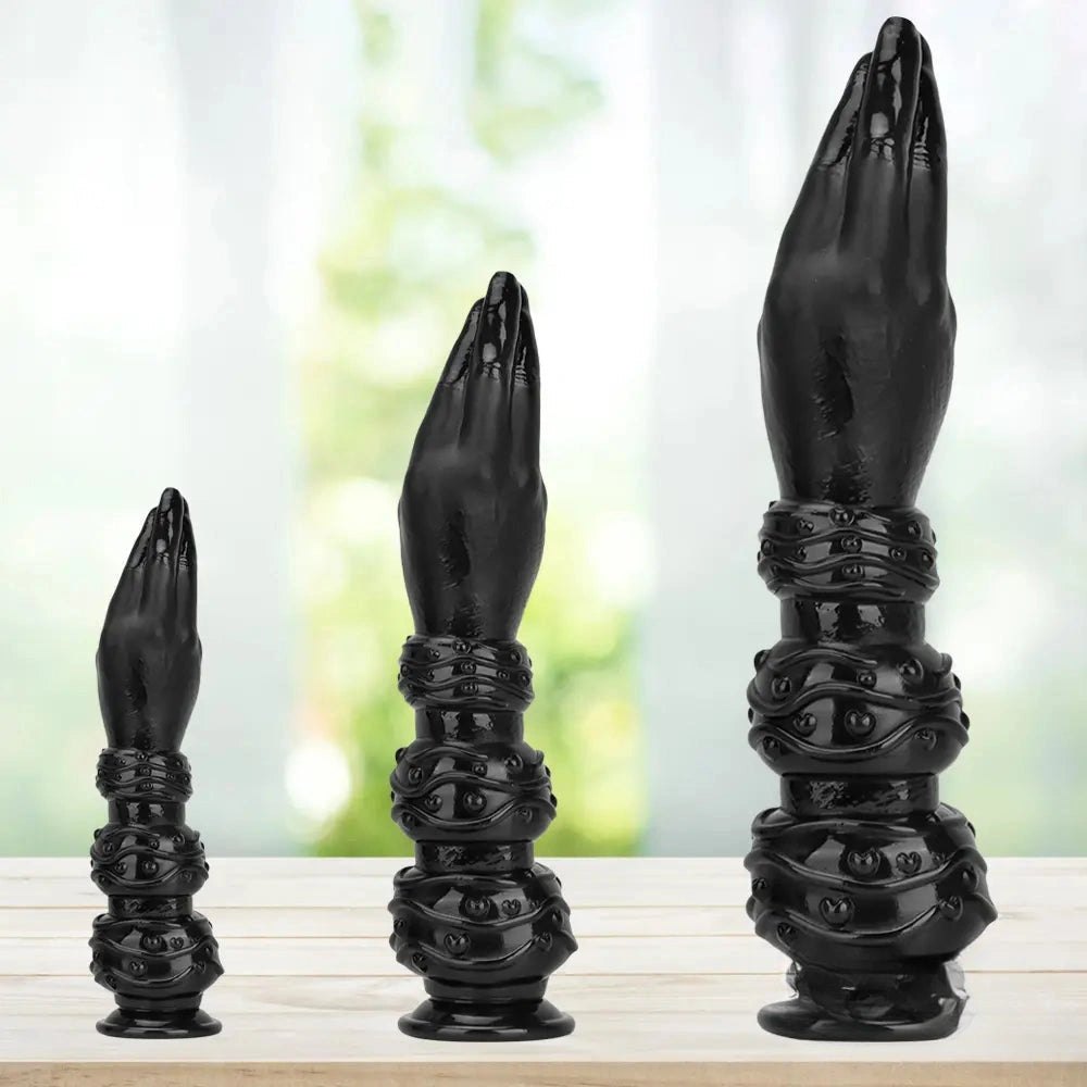 Black fist and forearm dildo, photo 7