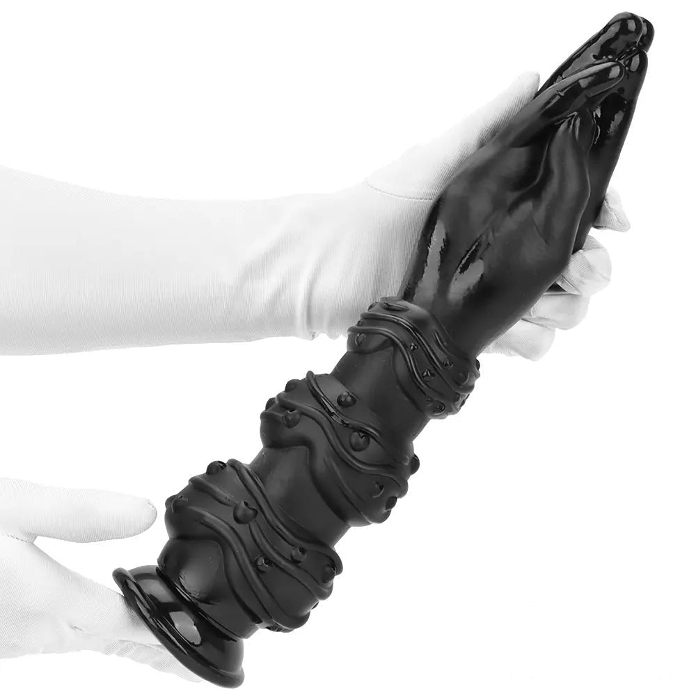 Black fist and forearm dildo, photo 9