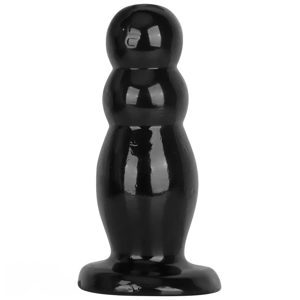 Black graduated anal beads plug, photo 13