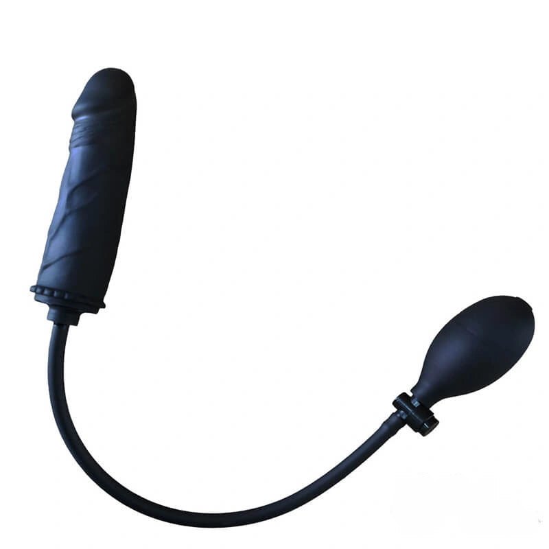 Black inflatable dildo, photo 5