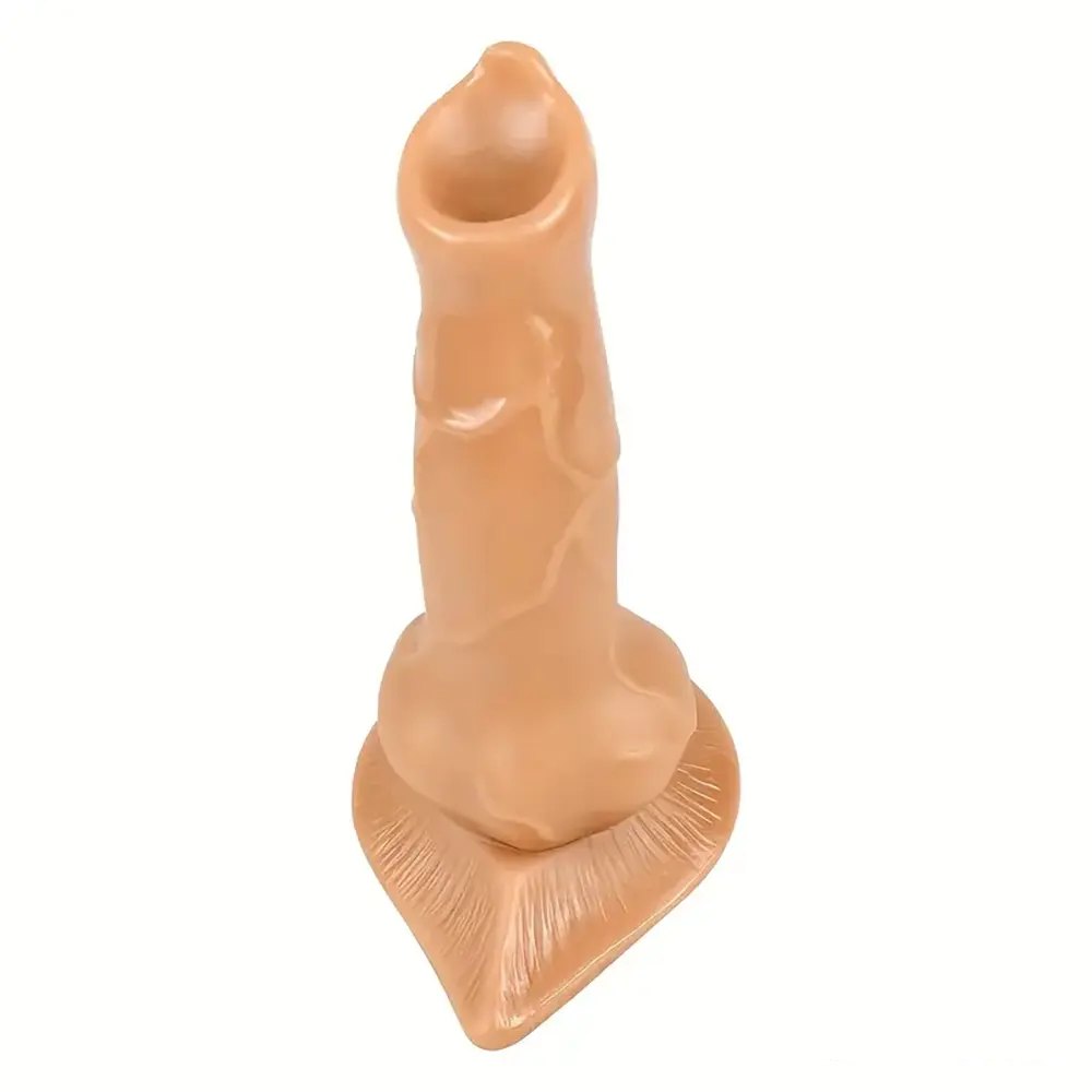 Flesh knot animal style dildo
