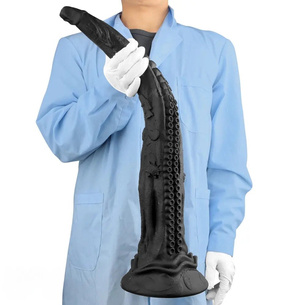 Black octopus tentacle fantasy dildo, photo 15