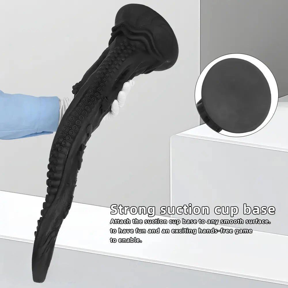 Black octopus tentacle fantasy dildo, photo 8