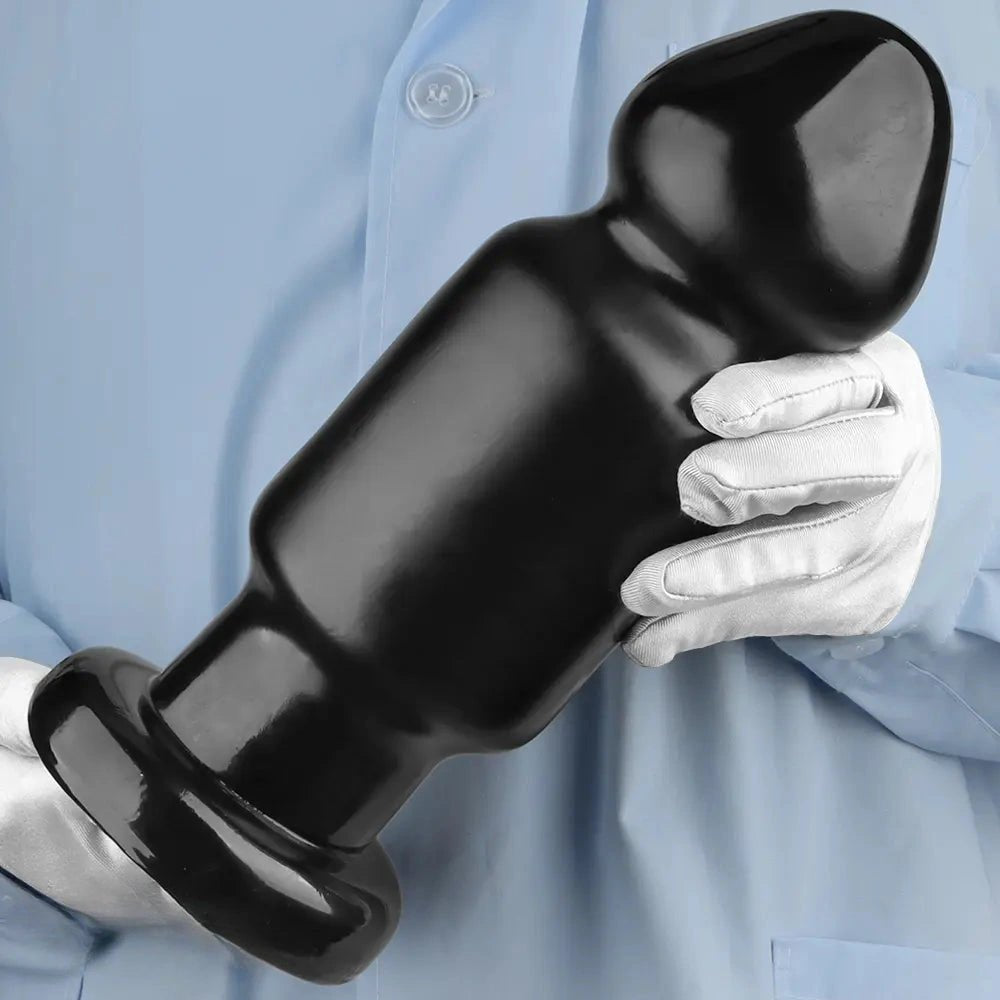 Black pvc bulb anal plug, photo 15
