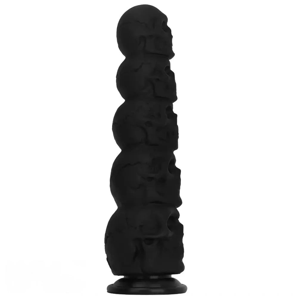 Black skull stack fantasy dildo, photo 10