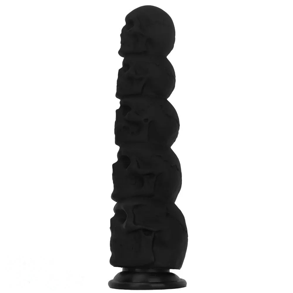 Black skull stack fantasy dildo, photo 2