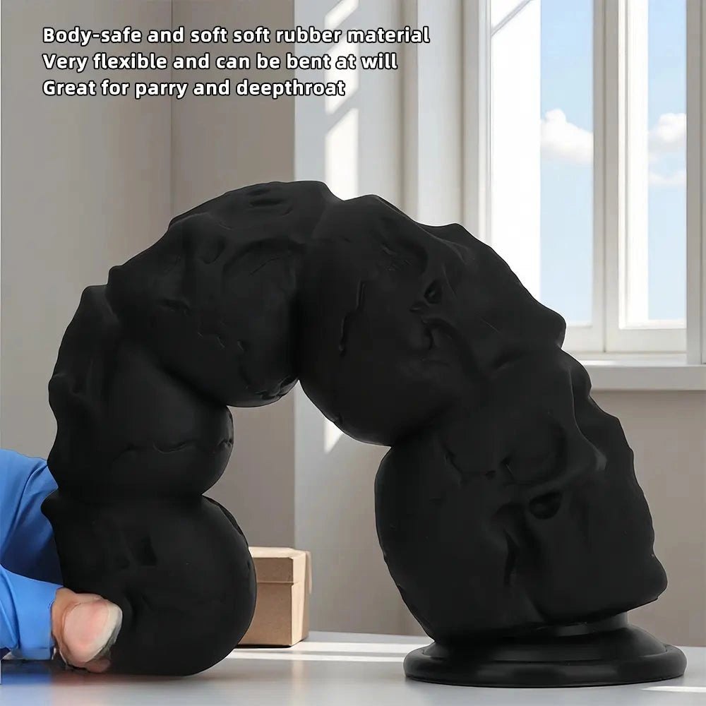 Black skull stack fantasy dildo, photo 5