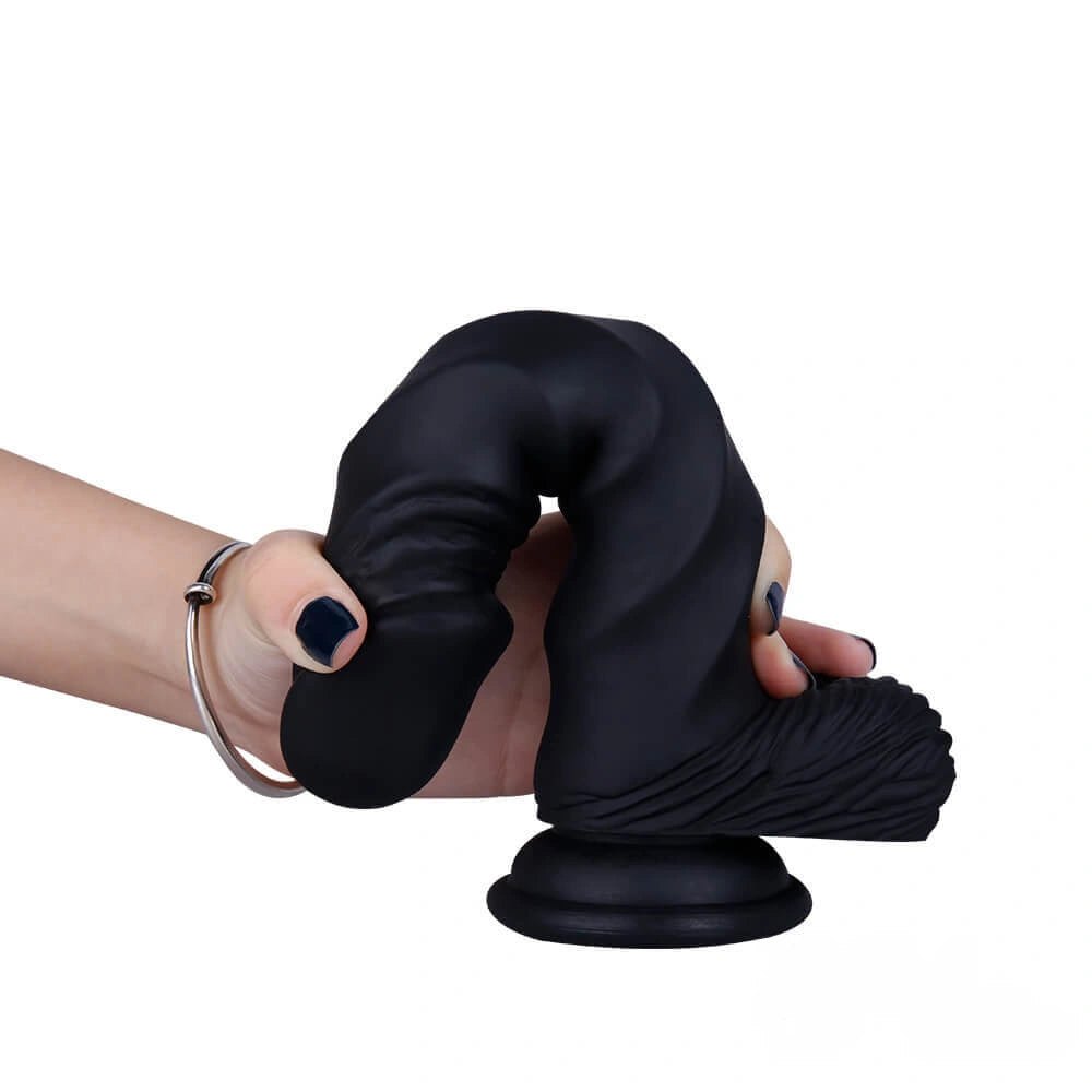 Black spiral fantasy dildo, photo 10
