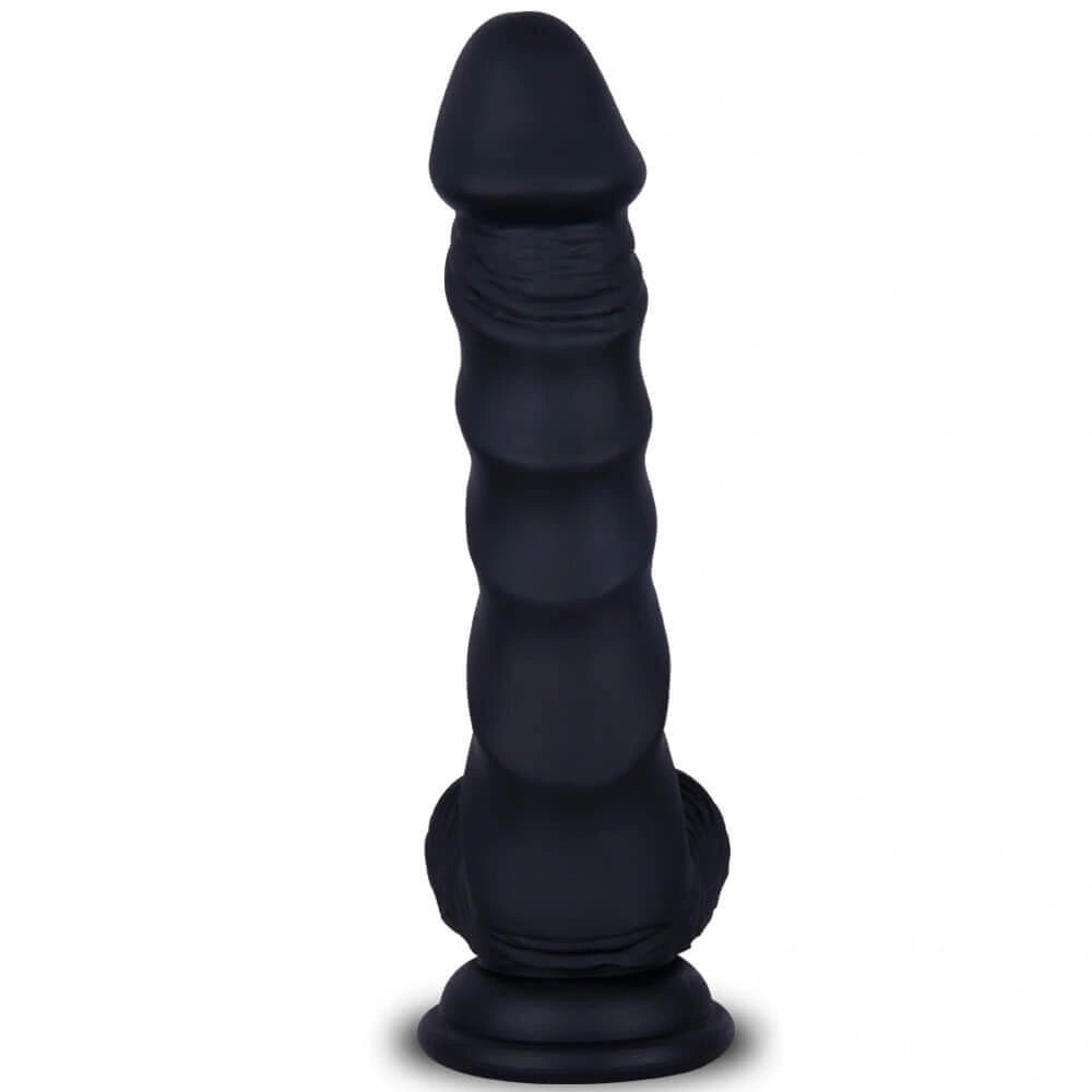 Black spiral fantasy dildo, photo 3