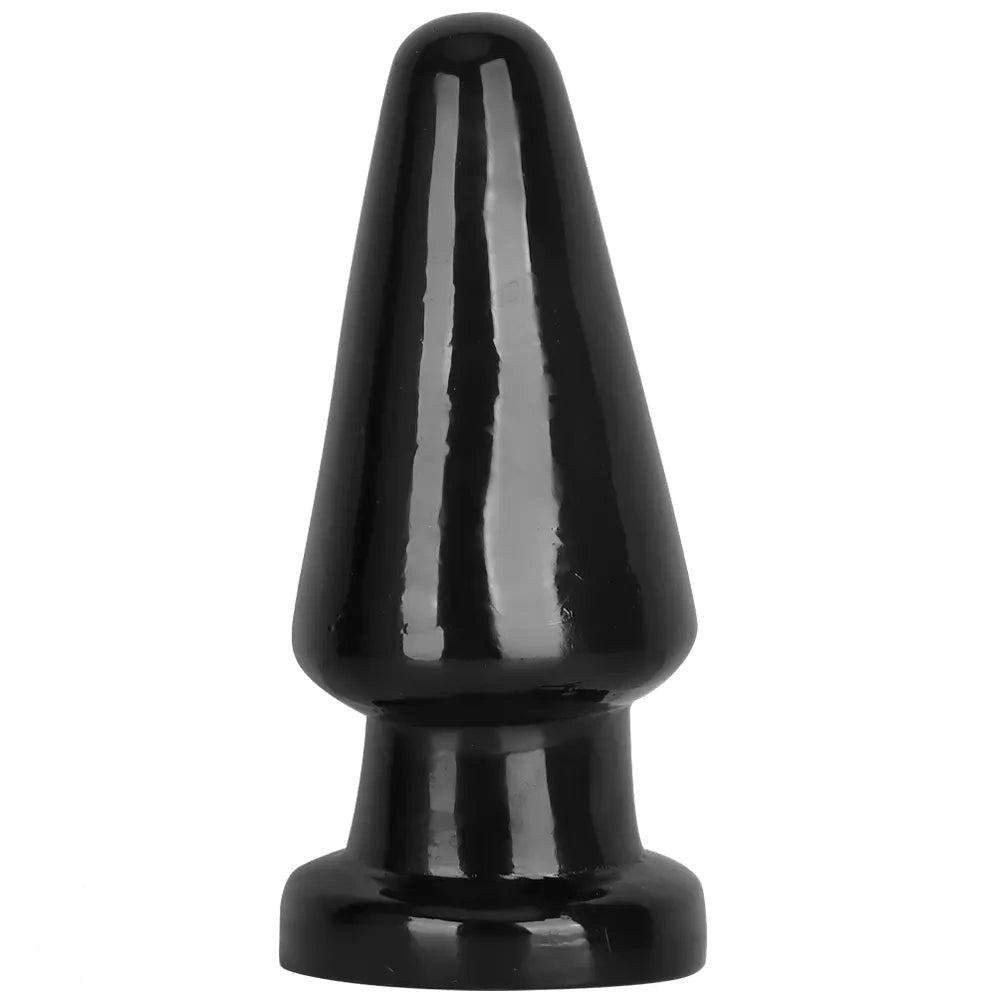 Black pvc anal dildo, photo 1