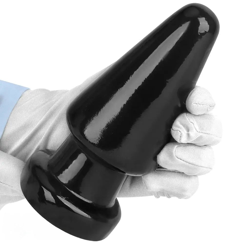 Black pvc anal dildo, photo 12