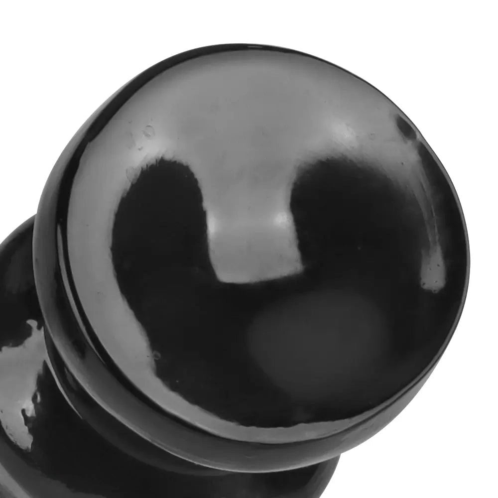 Black pvc anal dildo, photo 13