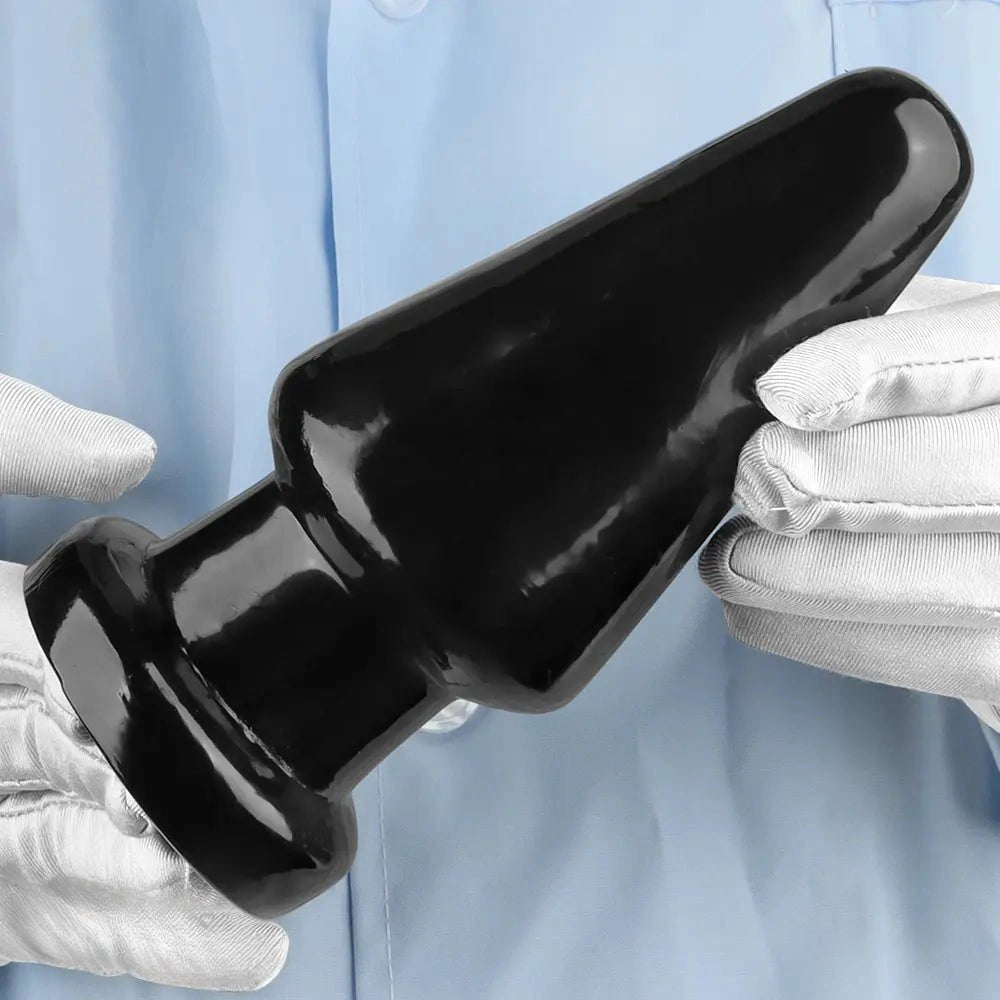 Black pvc anal dildo, photo 15