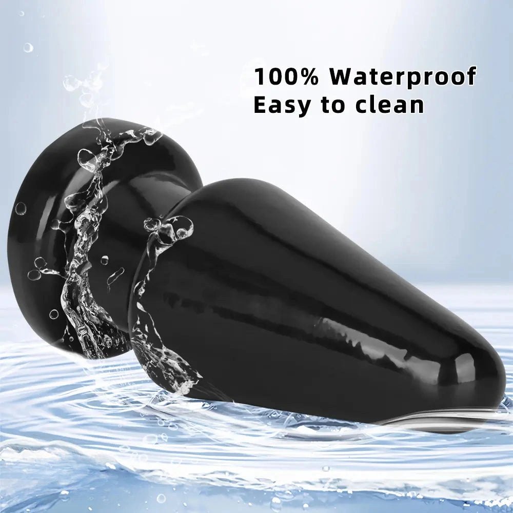 Black pvc anal dildo, photo 8