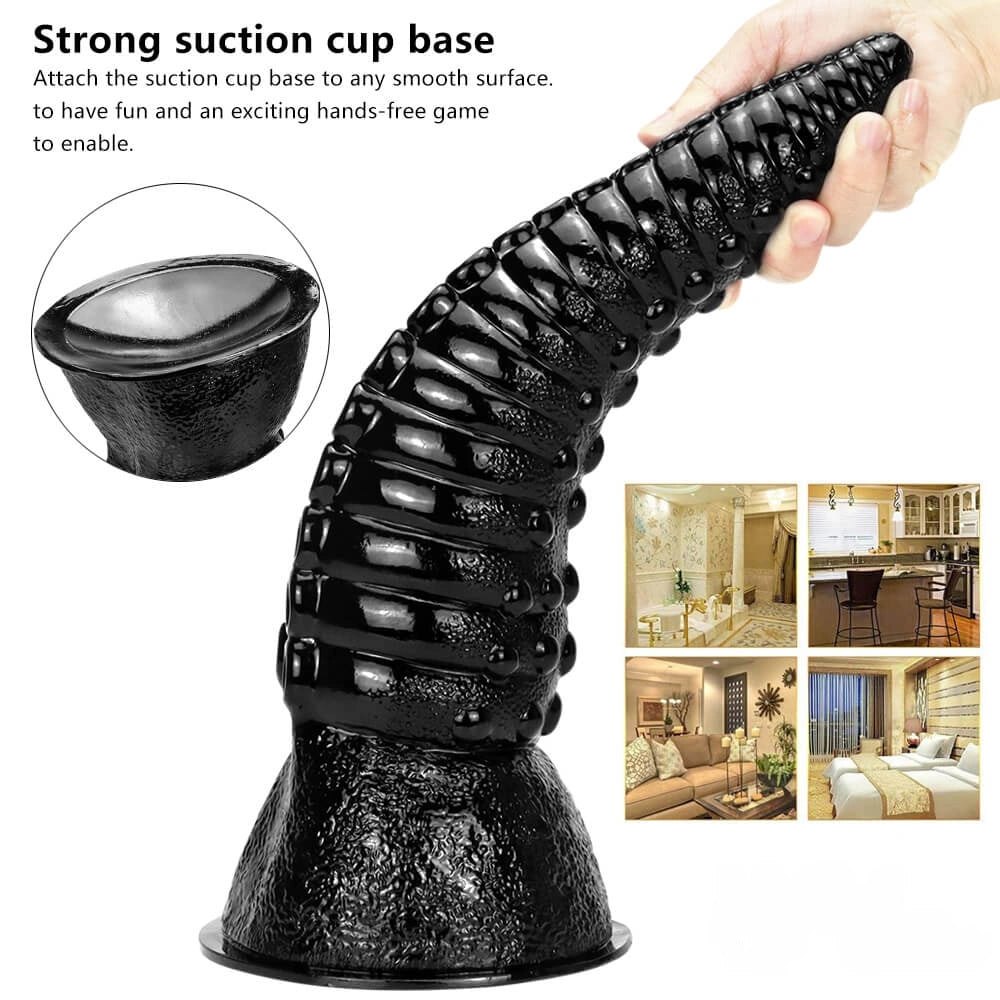 Black tentacle pvc dildo, photo 4