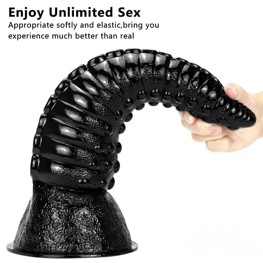 Black tentacle pvc dildo, photo 5