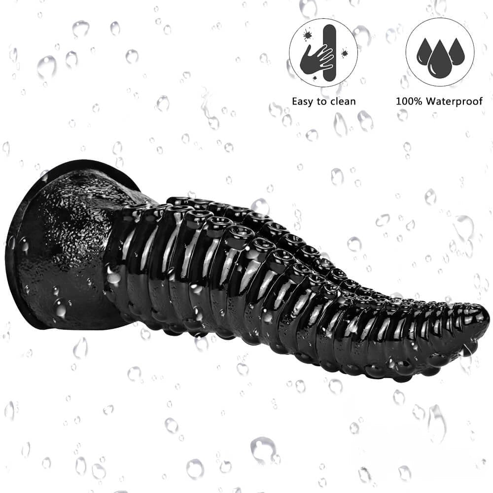Black tentacle pvc dildo, photo 6